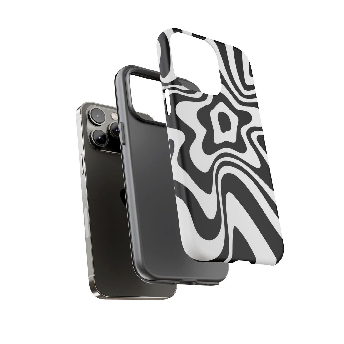 Black Swirl Phone Case