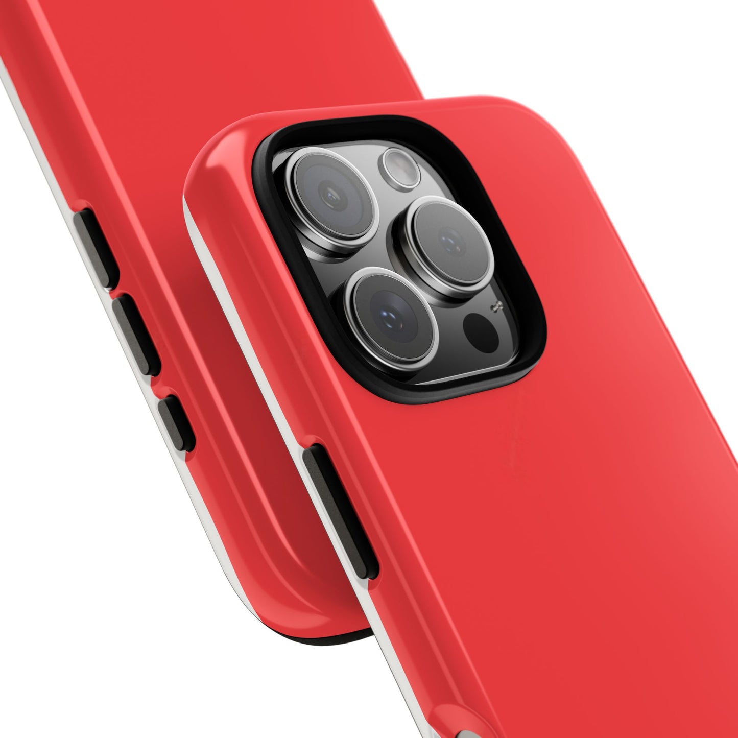 Coral Red Tough Case- Personalizable