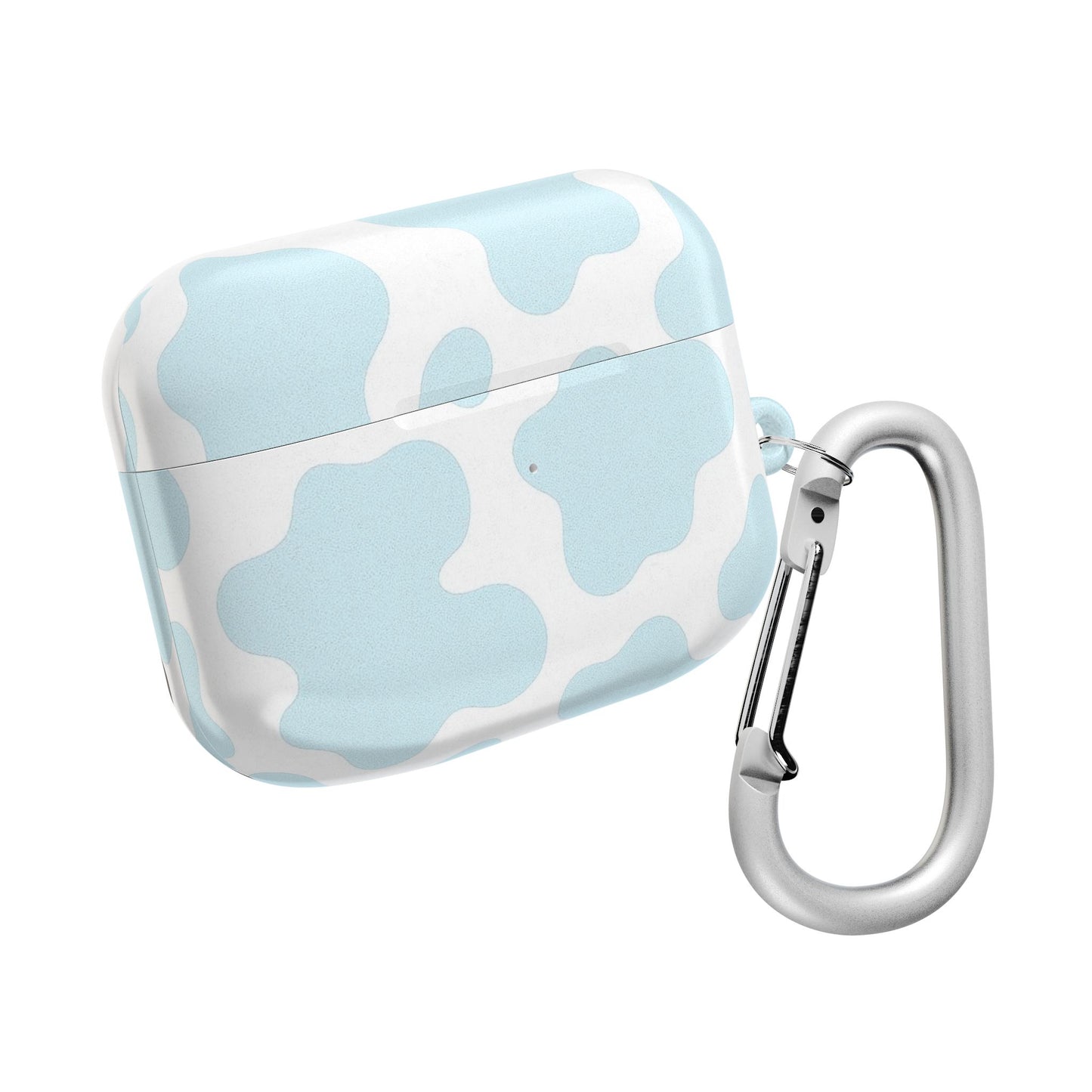 Blue Cow Print AirPod Case