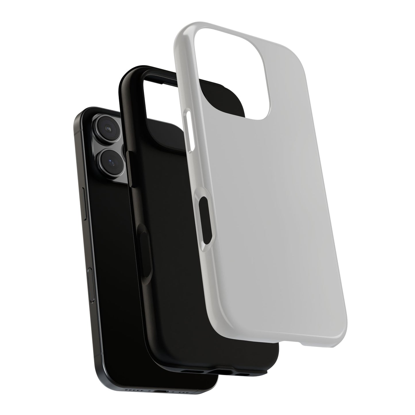 Light Gray Tough Phone Case- Personalizable
