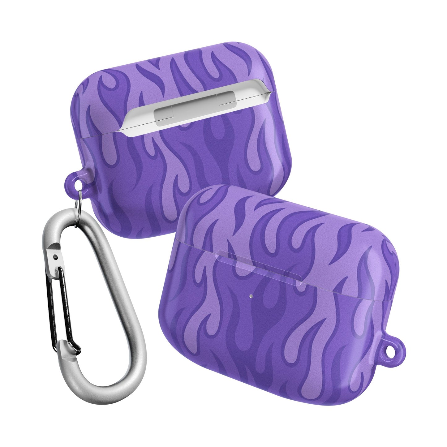 Purple Flame AirPod Case