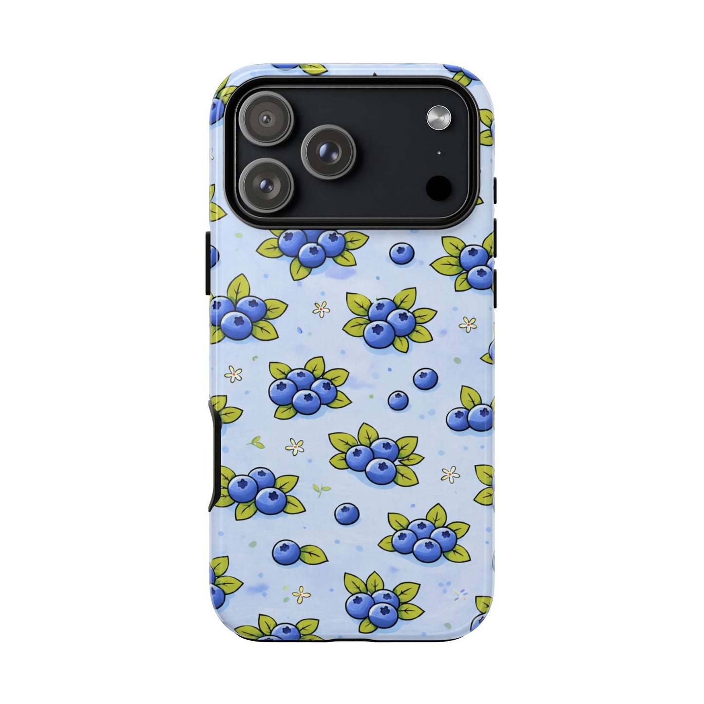 Light Blue Blueberry Phone Case