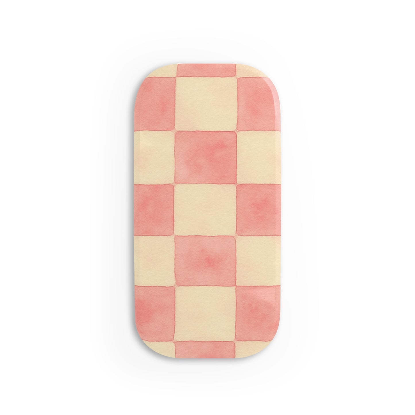 Pink Checkered Phone Grip/Stand