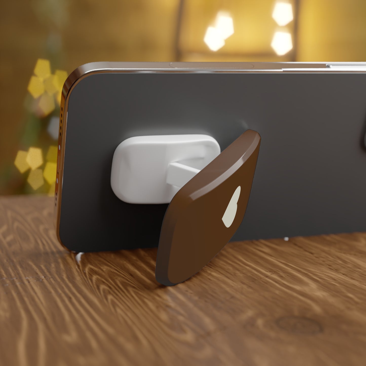 Brown Heart Phone Grip/Stand
