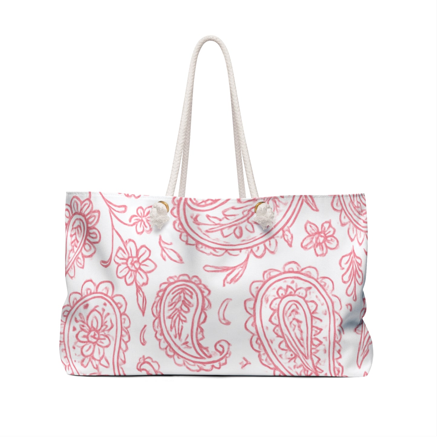 Pink Paisley Weekender Bag