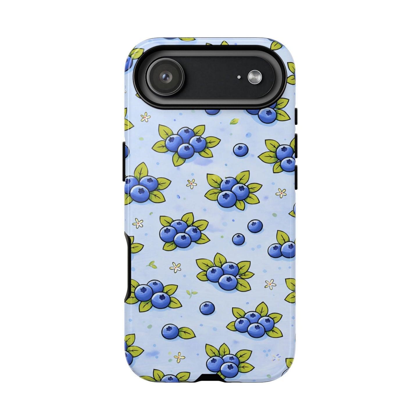 Light Blue Blueberry Phone Case