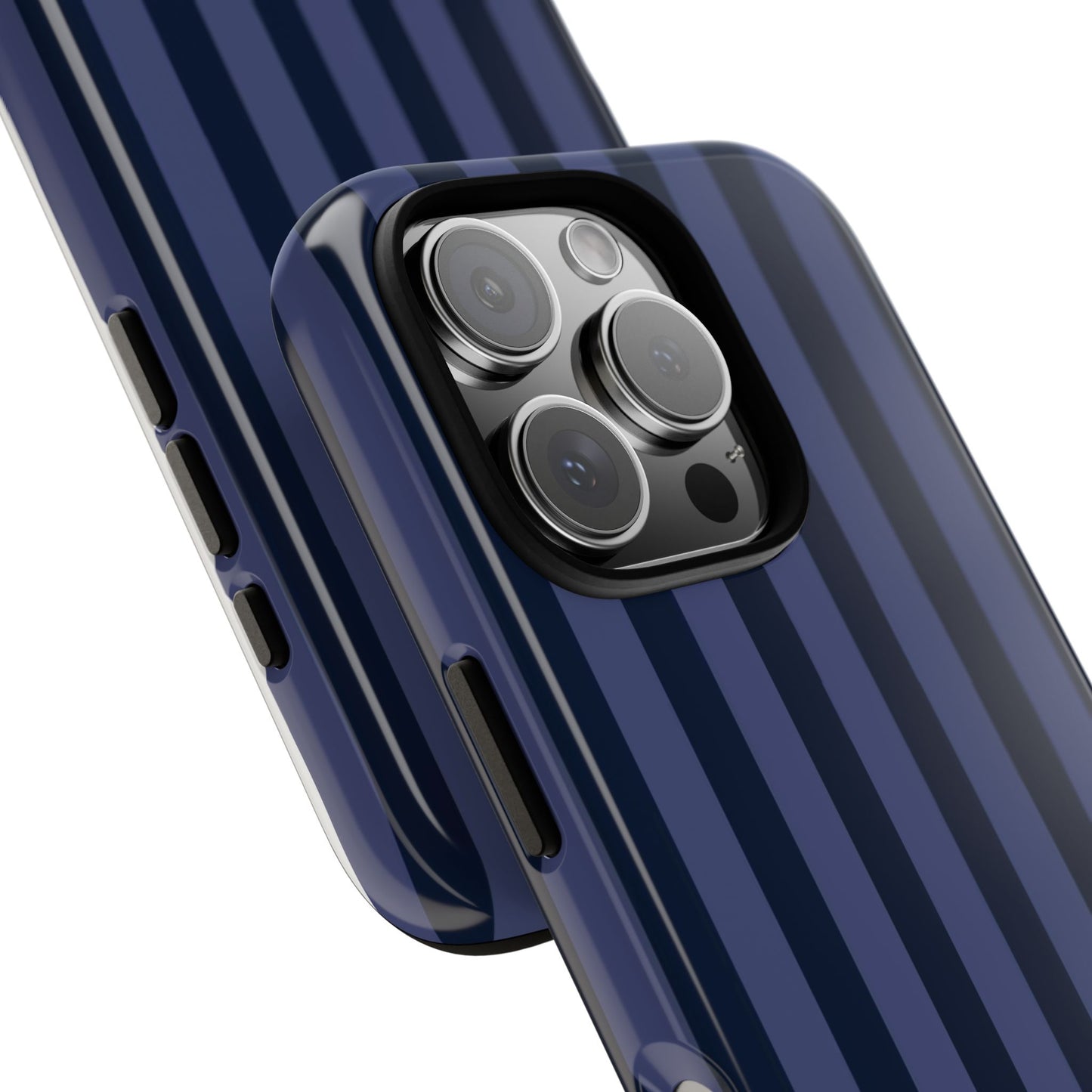 Navy Blue Stripe Phone Case