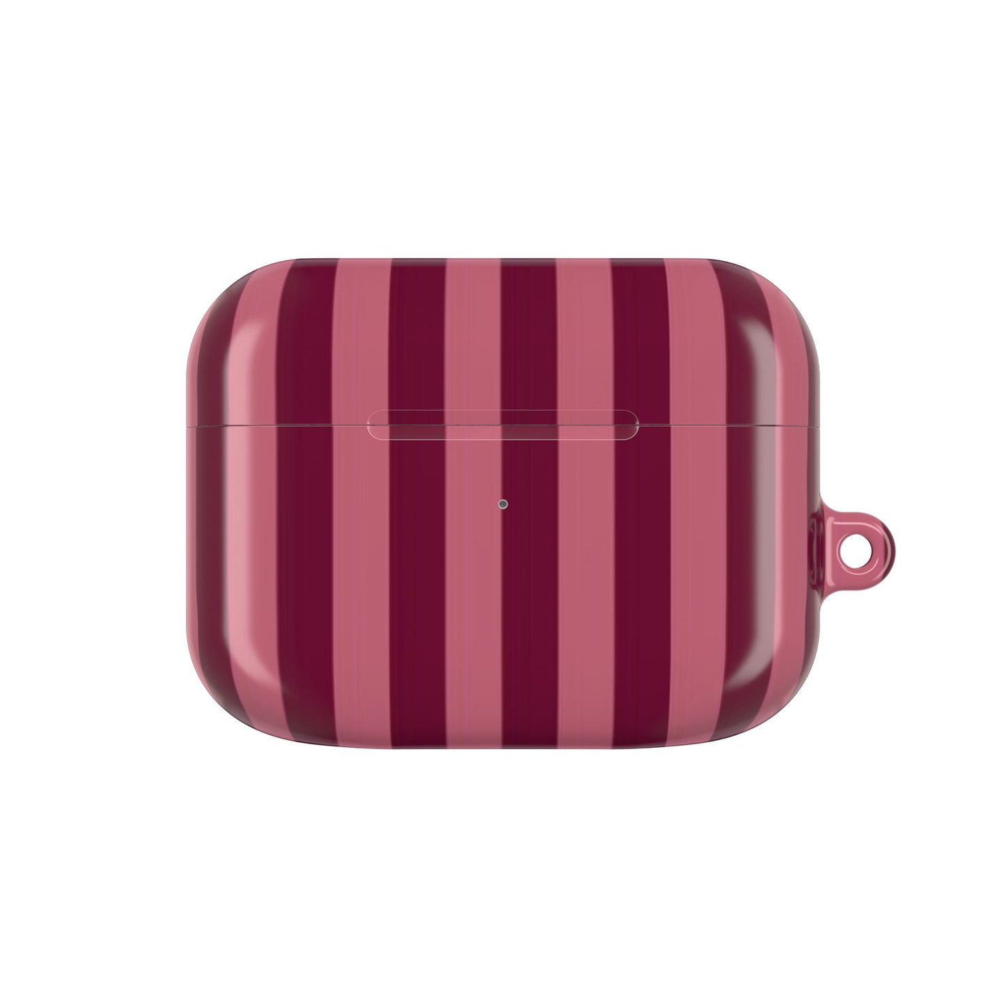 Burgundy Stripe AirPod Cases