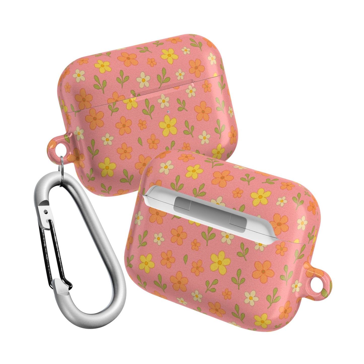 Pink Floral AirPod Case