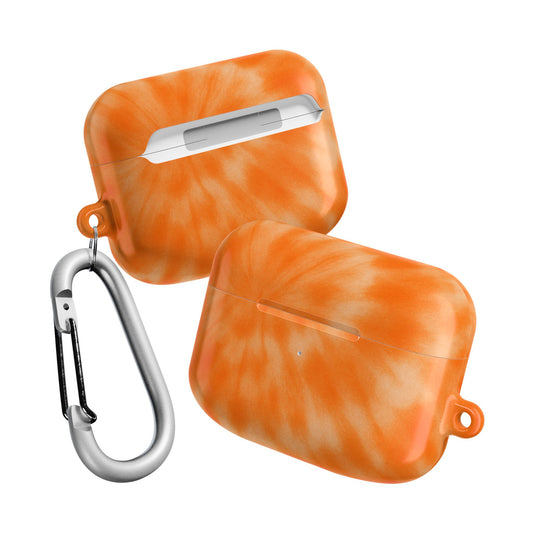 Orange Tie-Dye AirPod Case