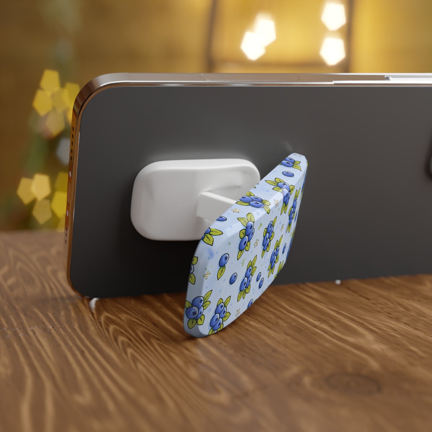 Light Blue Blueberry Phone Grip