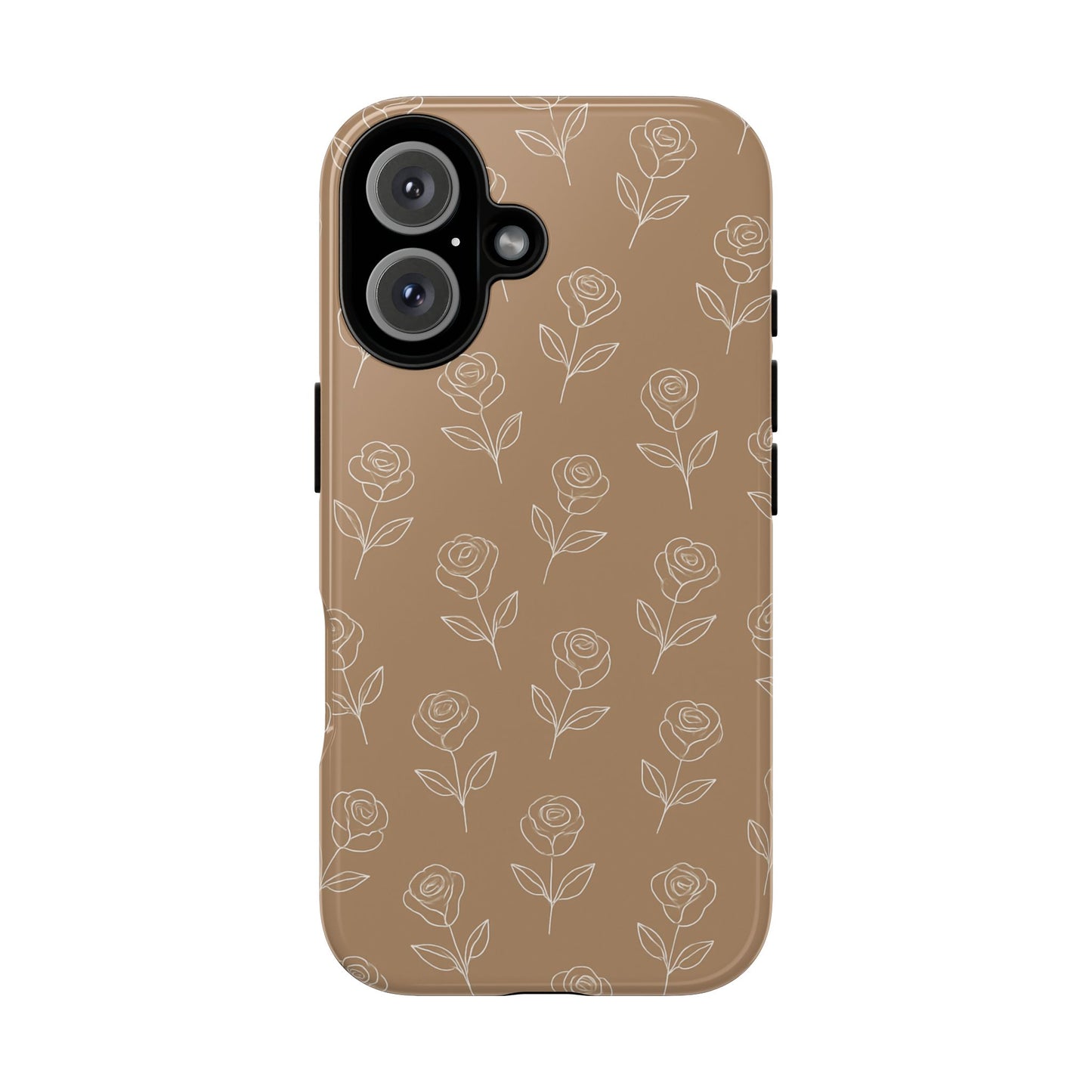 Beige Dainty Floral Case
