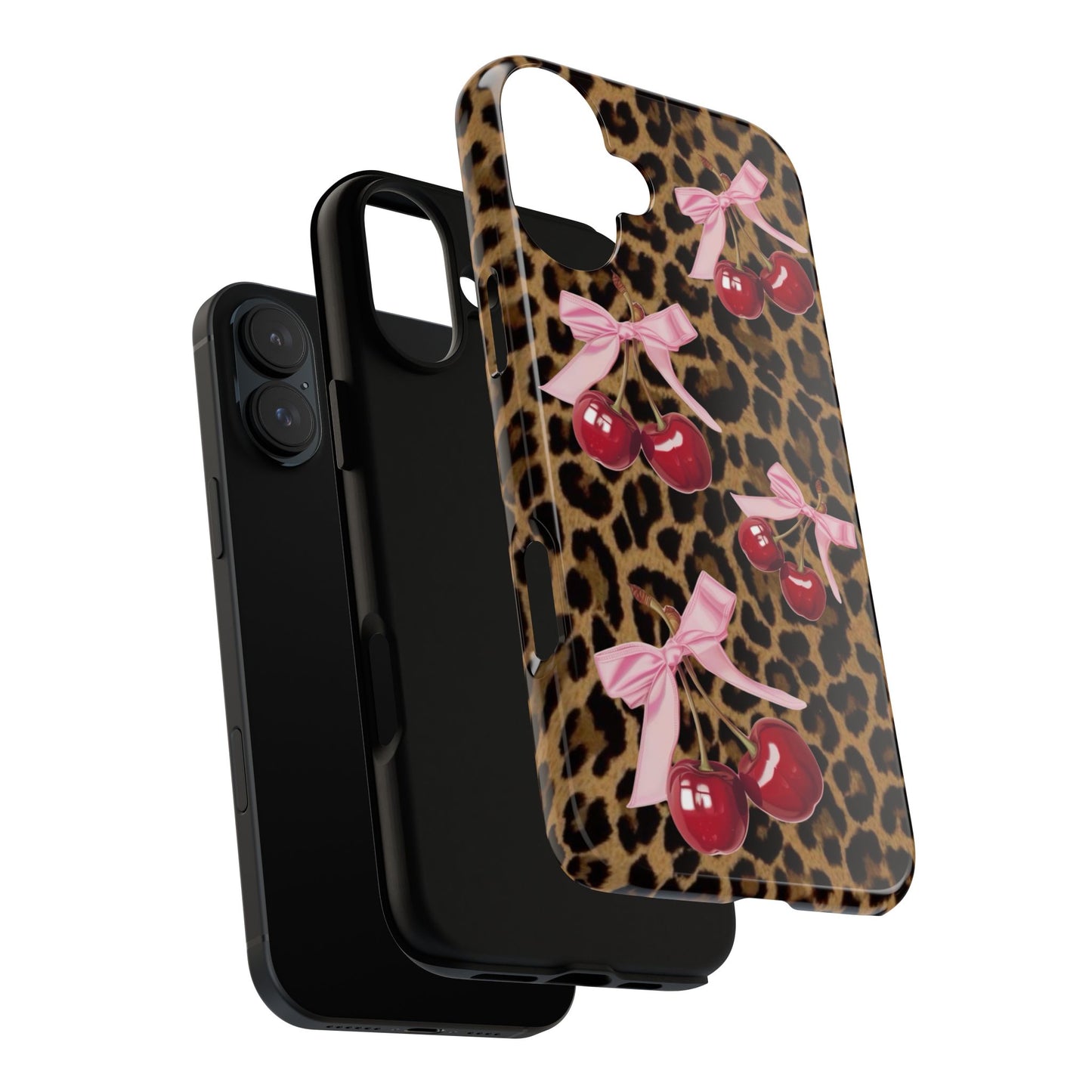 Cheetah Cherry Design Phone Case