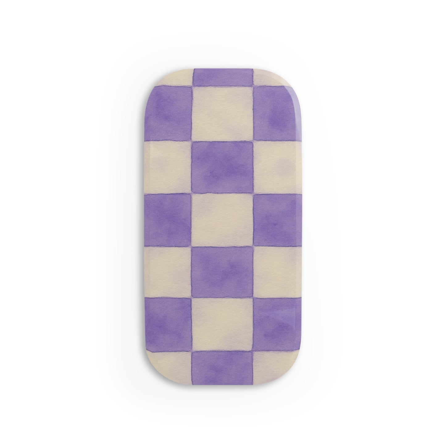 Purple Checkered Grip/Stand