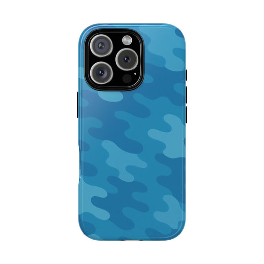 Blue Camo Phone Case