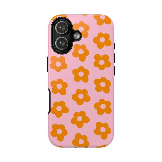 Orange Flower Tough Case