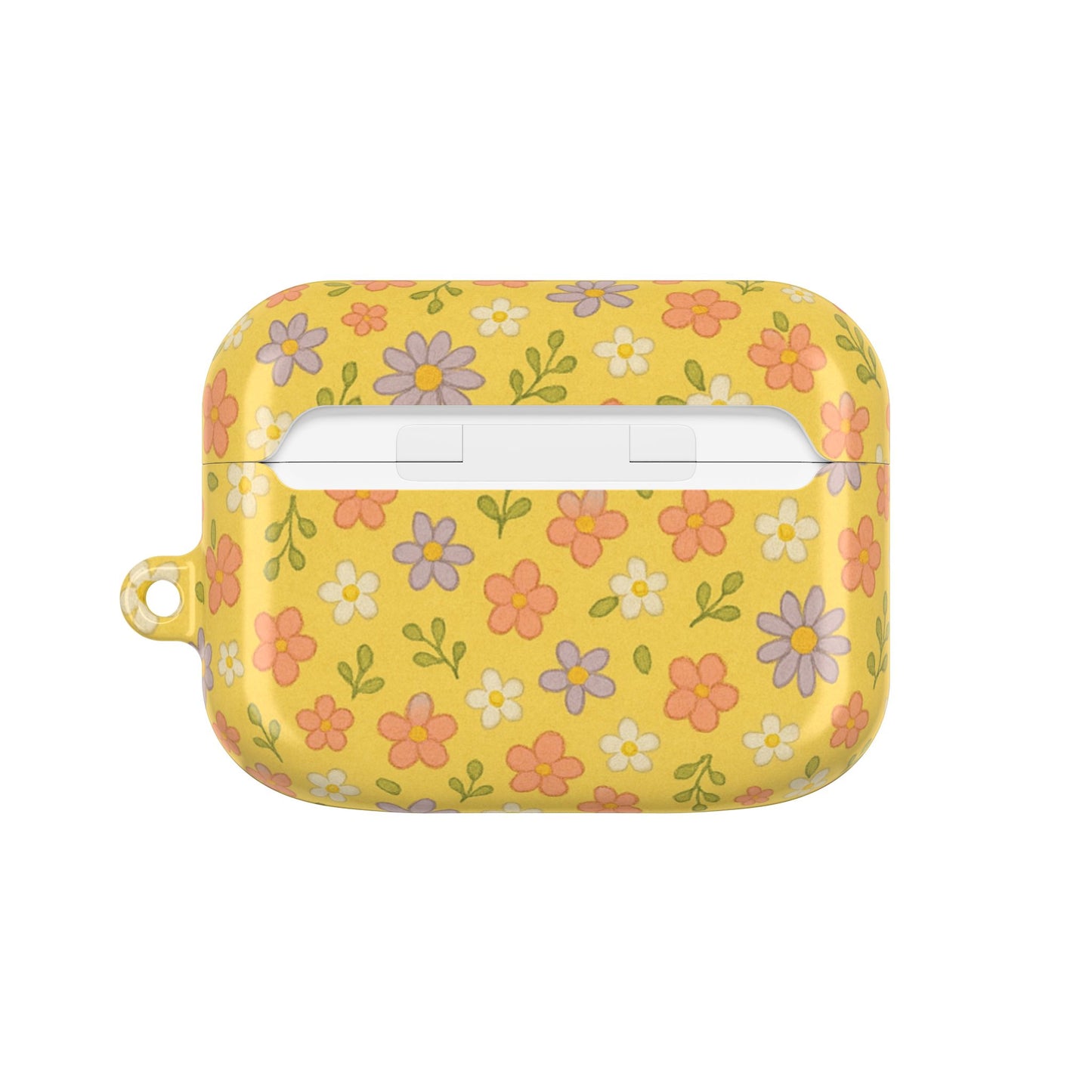 Yellow Floral AirPod Case