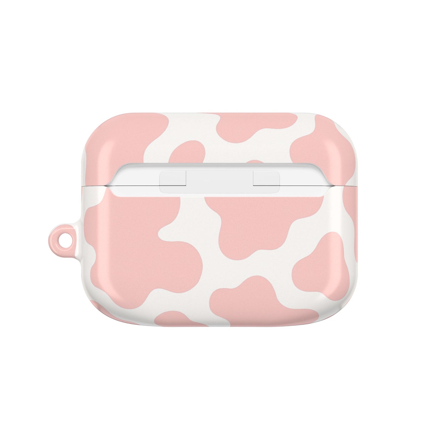 Pink Cow Print AirPod Case
