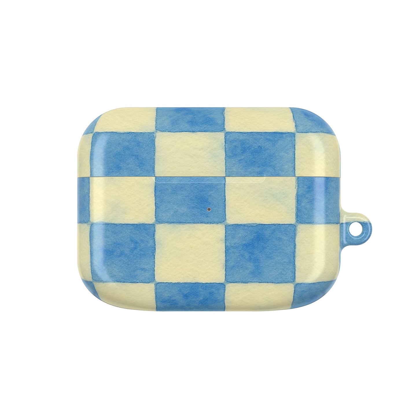 Blue Checkered AirPod Case