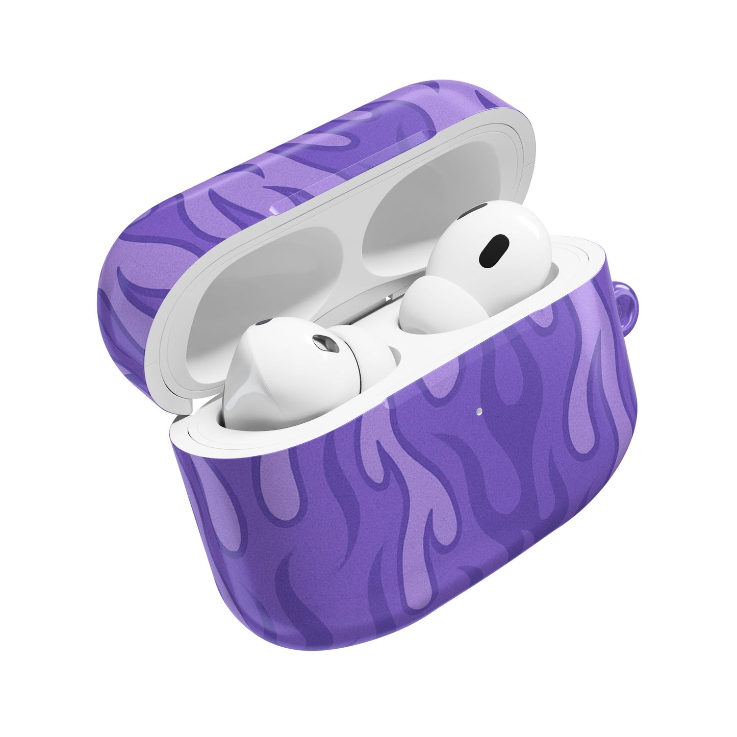 Purple Flame AirPod Case
