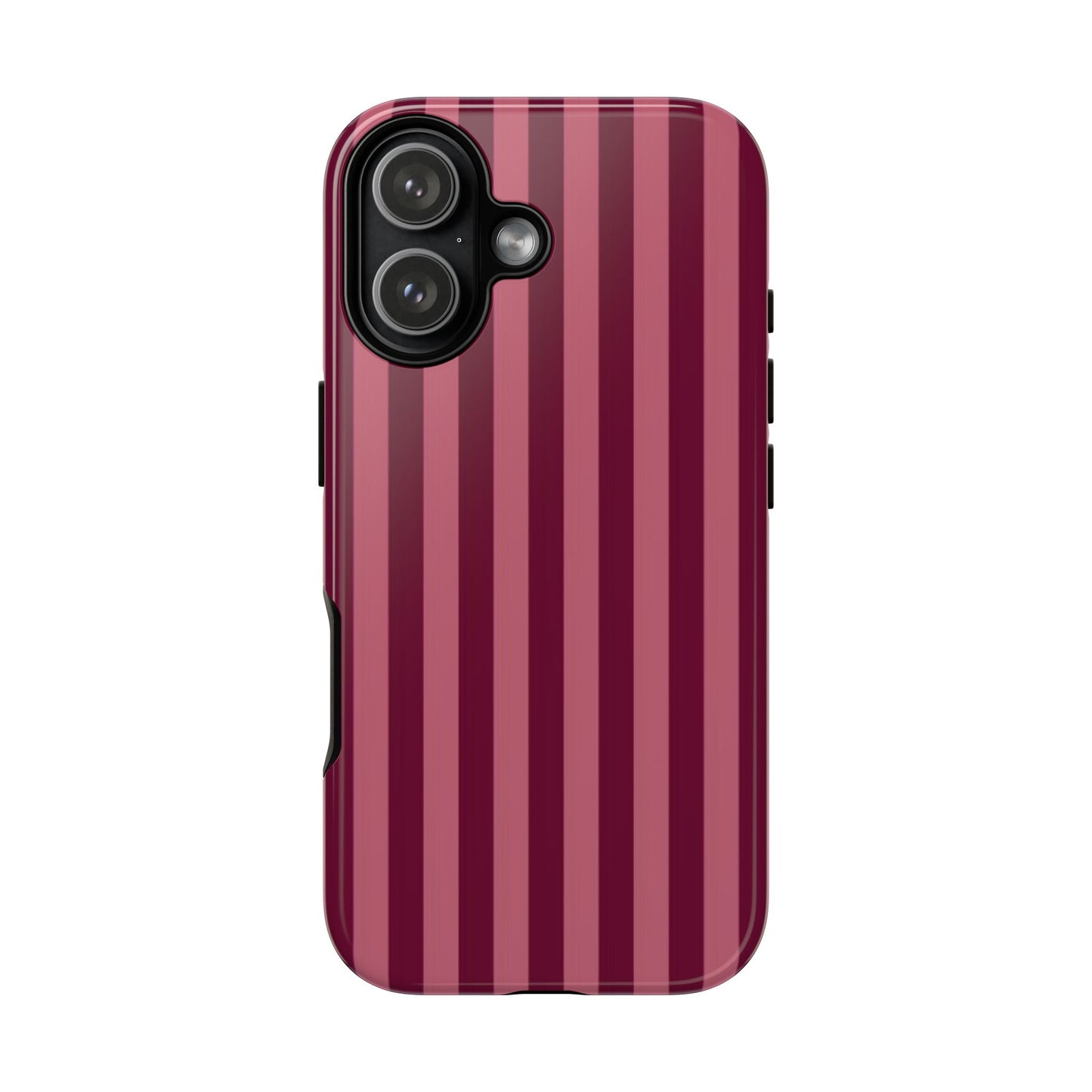 Burgundy Stripe Phone Case