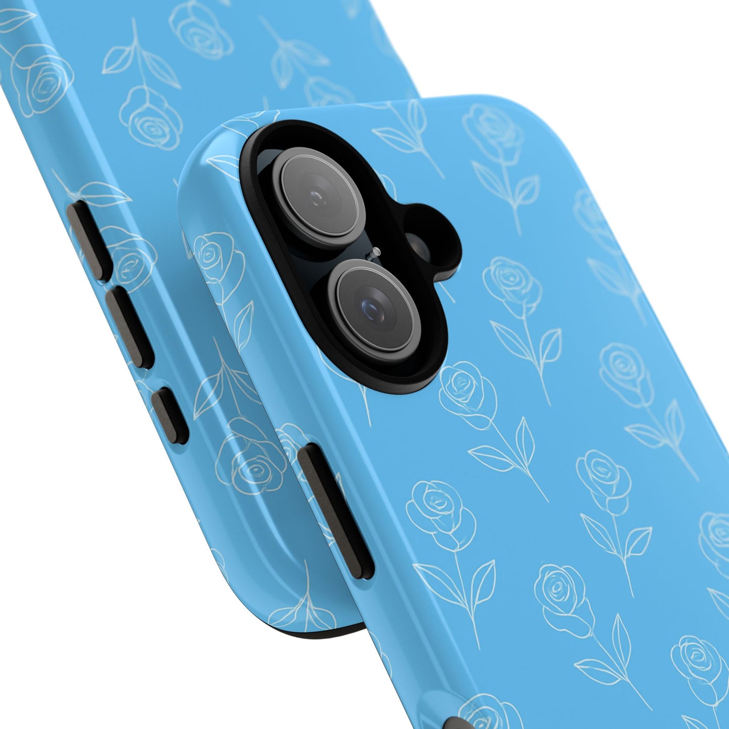 Blue Dainty Floral Case