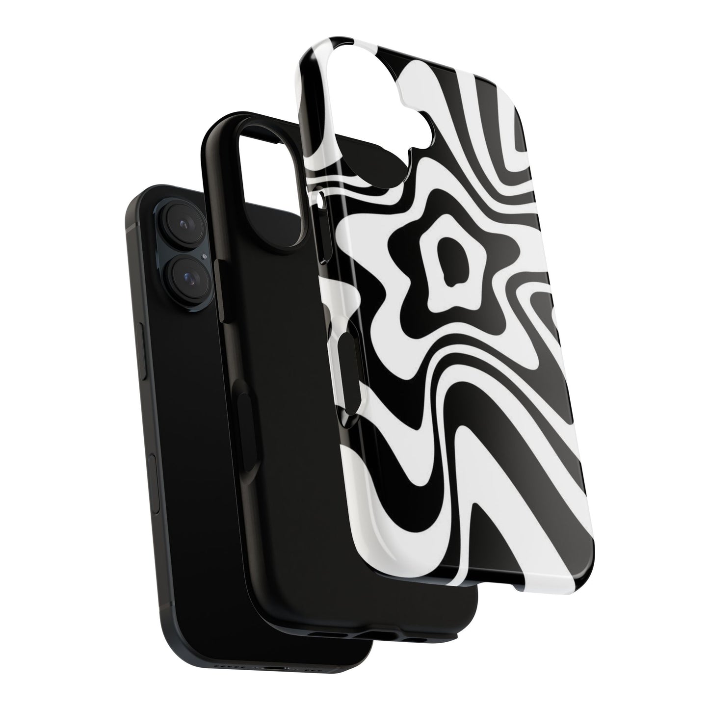 Black Swirl Phone Case