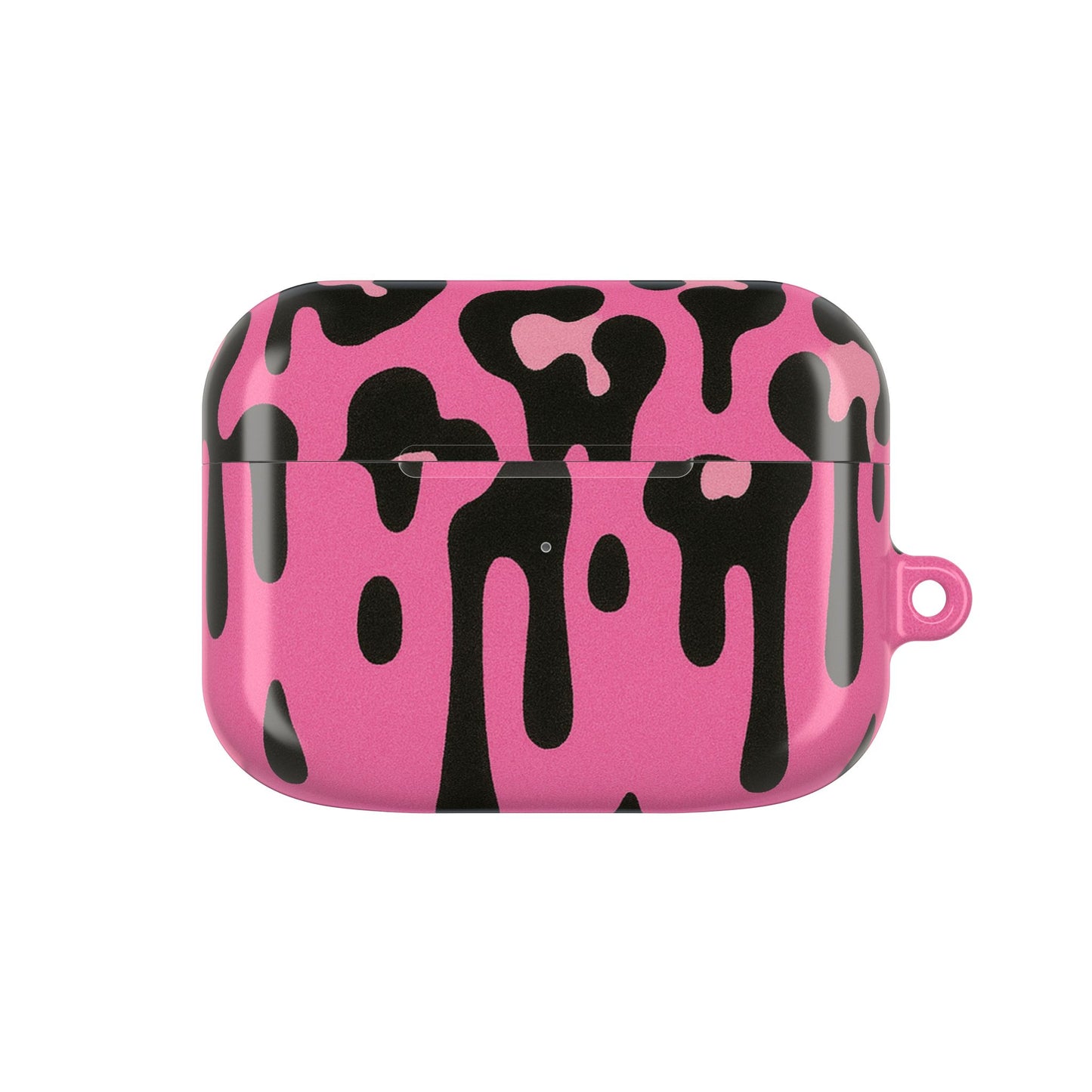 Pink Leopard Drip AirPod Case