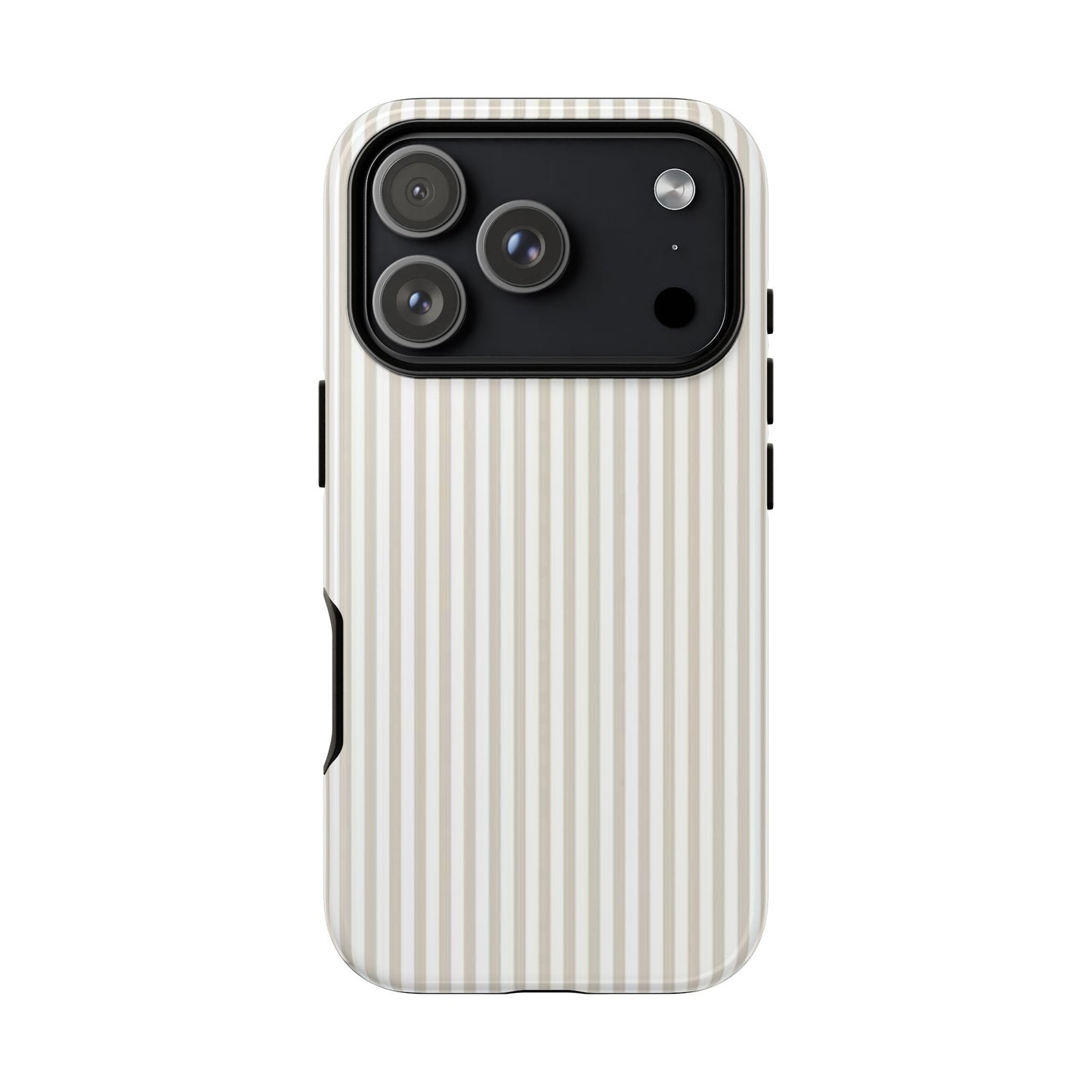 Beige Stripe Phone Case
