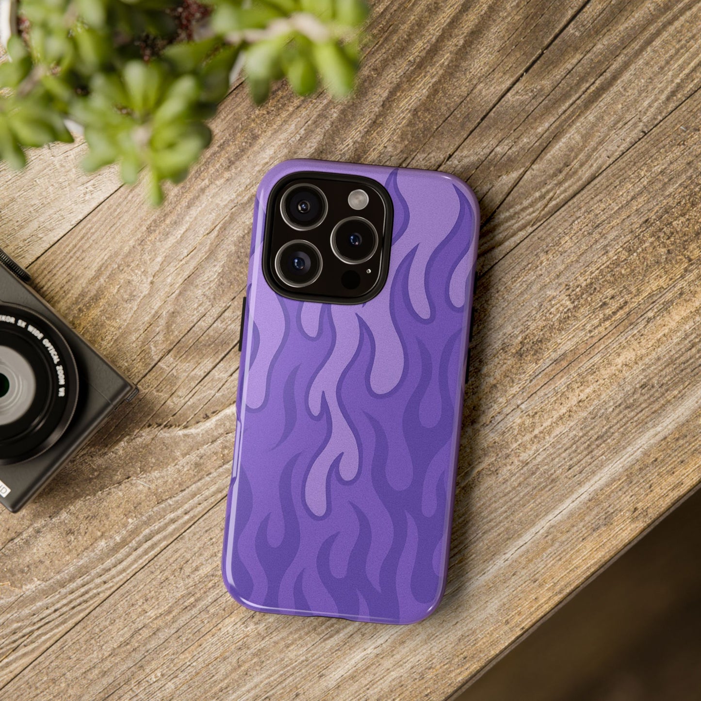 Purple Flame Phone Case