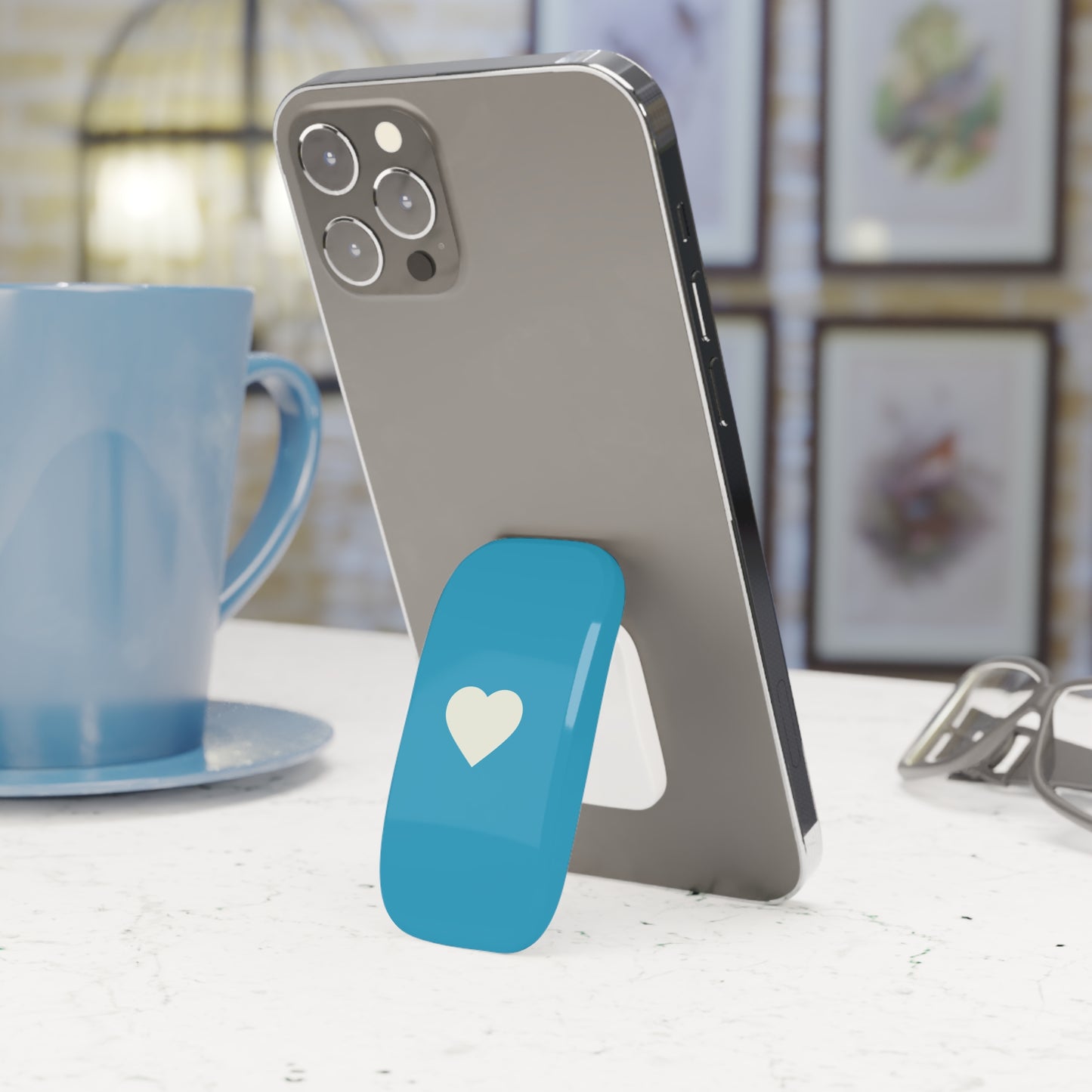 Blue Heart Phone Grip/Stand
