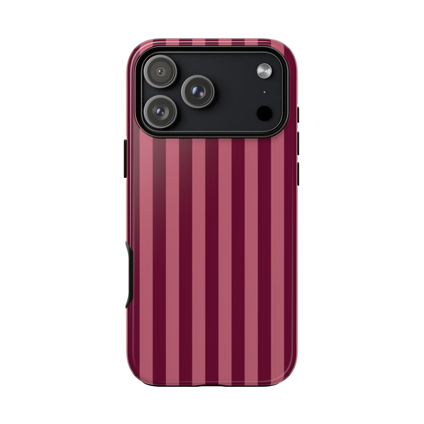 Burgundy Stripe Phone Case