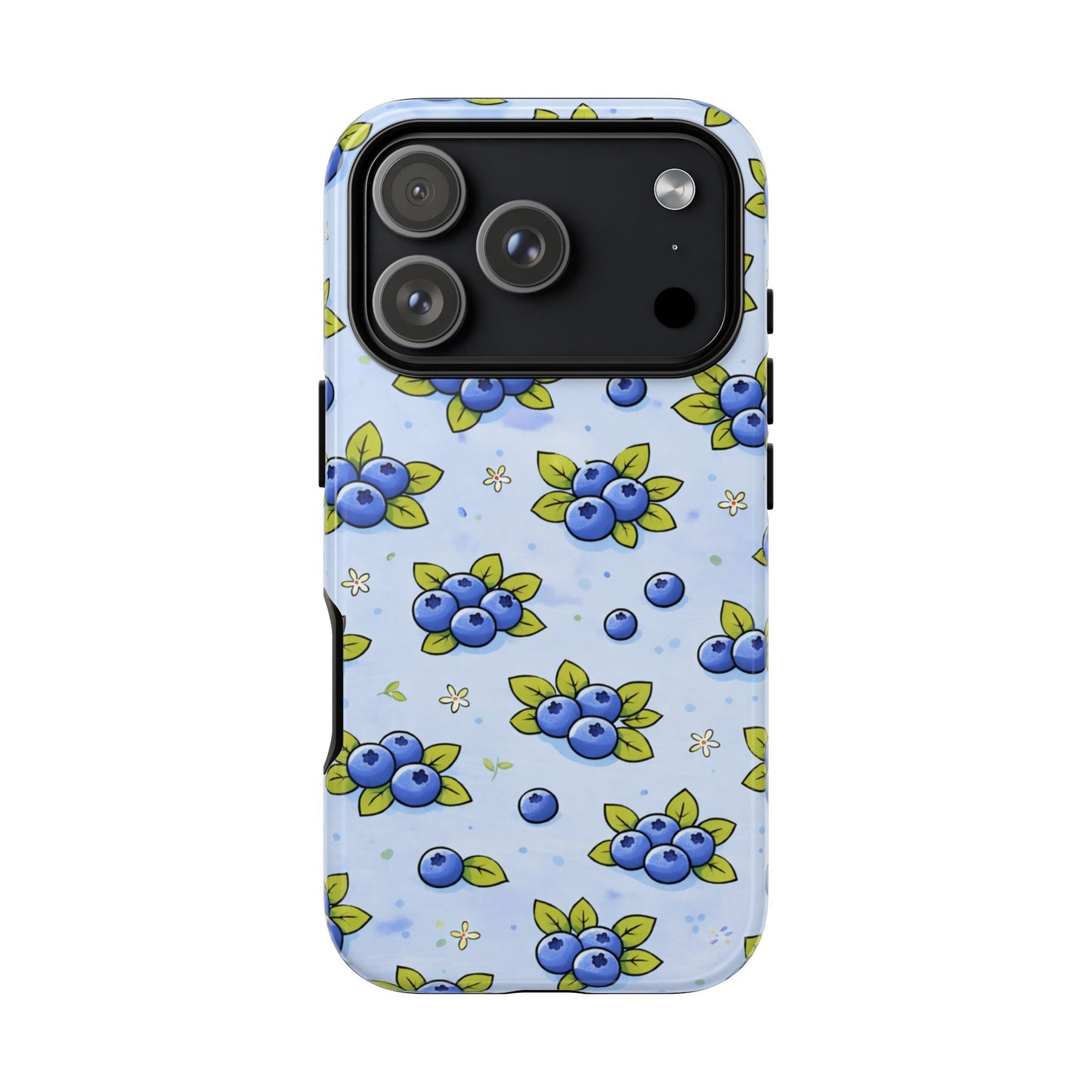 Light Blue Blueberry Phone Case