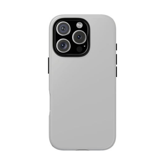 Light Gray Tough Phone Case- Personalizable