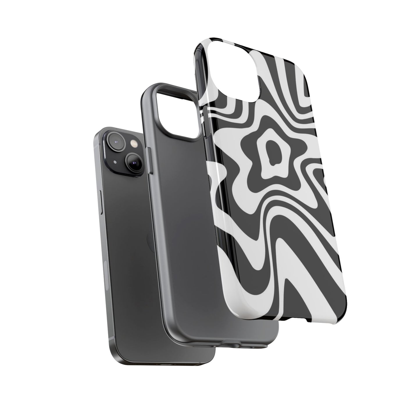 Black Swirl Phone Case