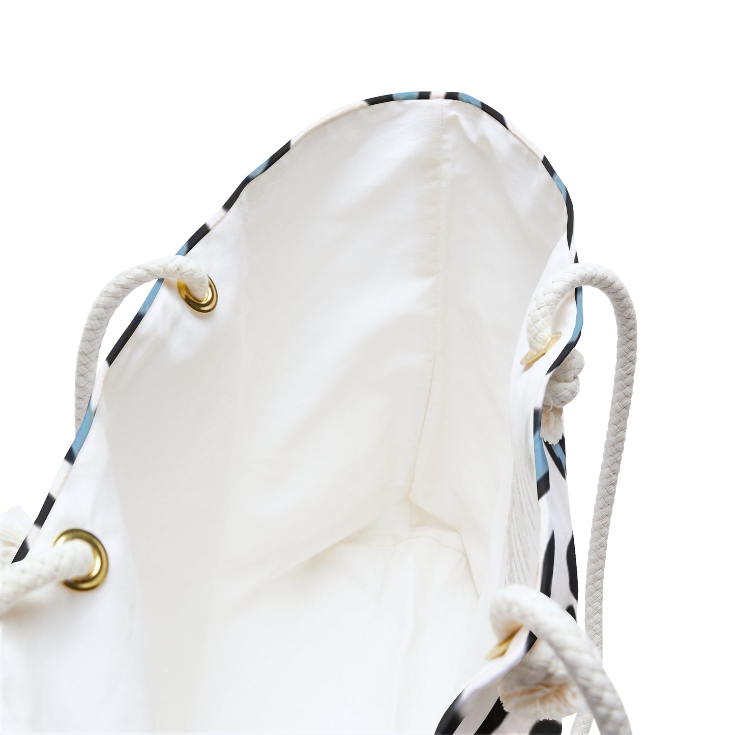 Light Blue Leopard Print Weekender Bag