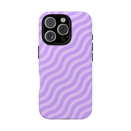 Purple Squiggly Phone Case