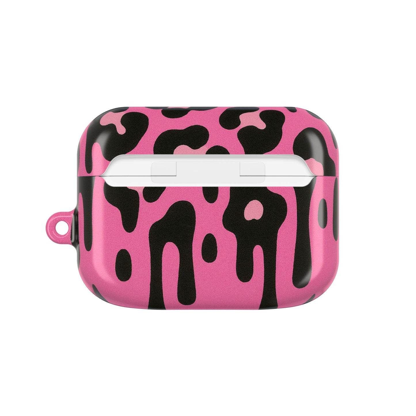 Pink Leopard Drip AirPod Case
