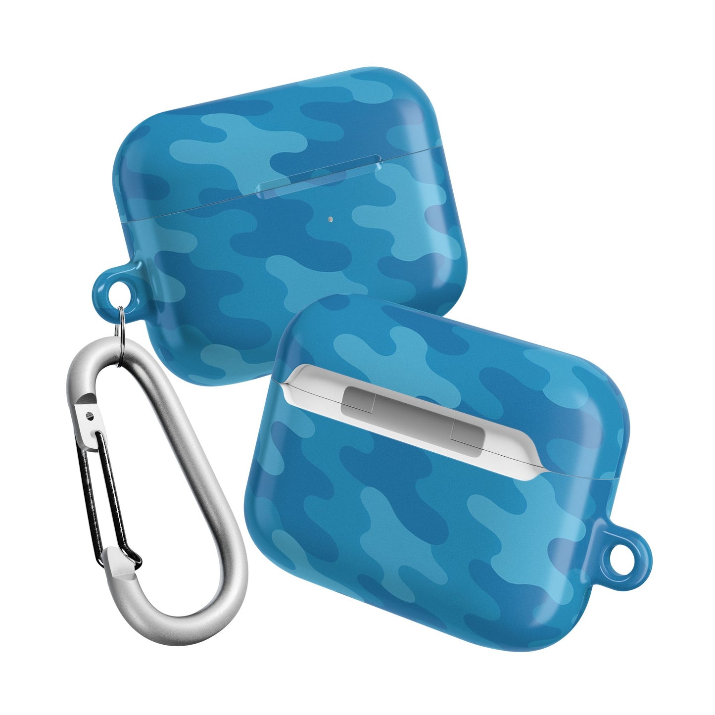 Blue Camo AirPod Case