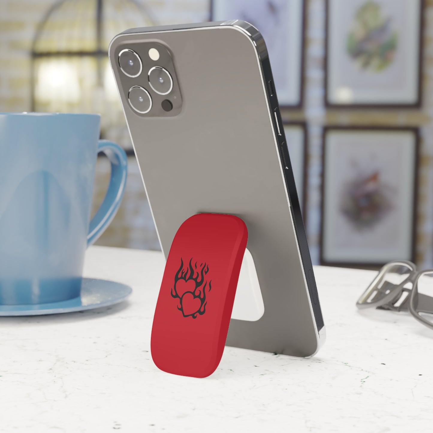 Flame Hearts Phone Grip/Stand