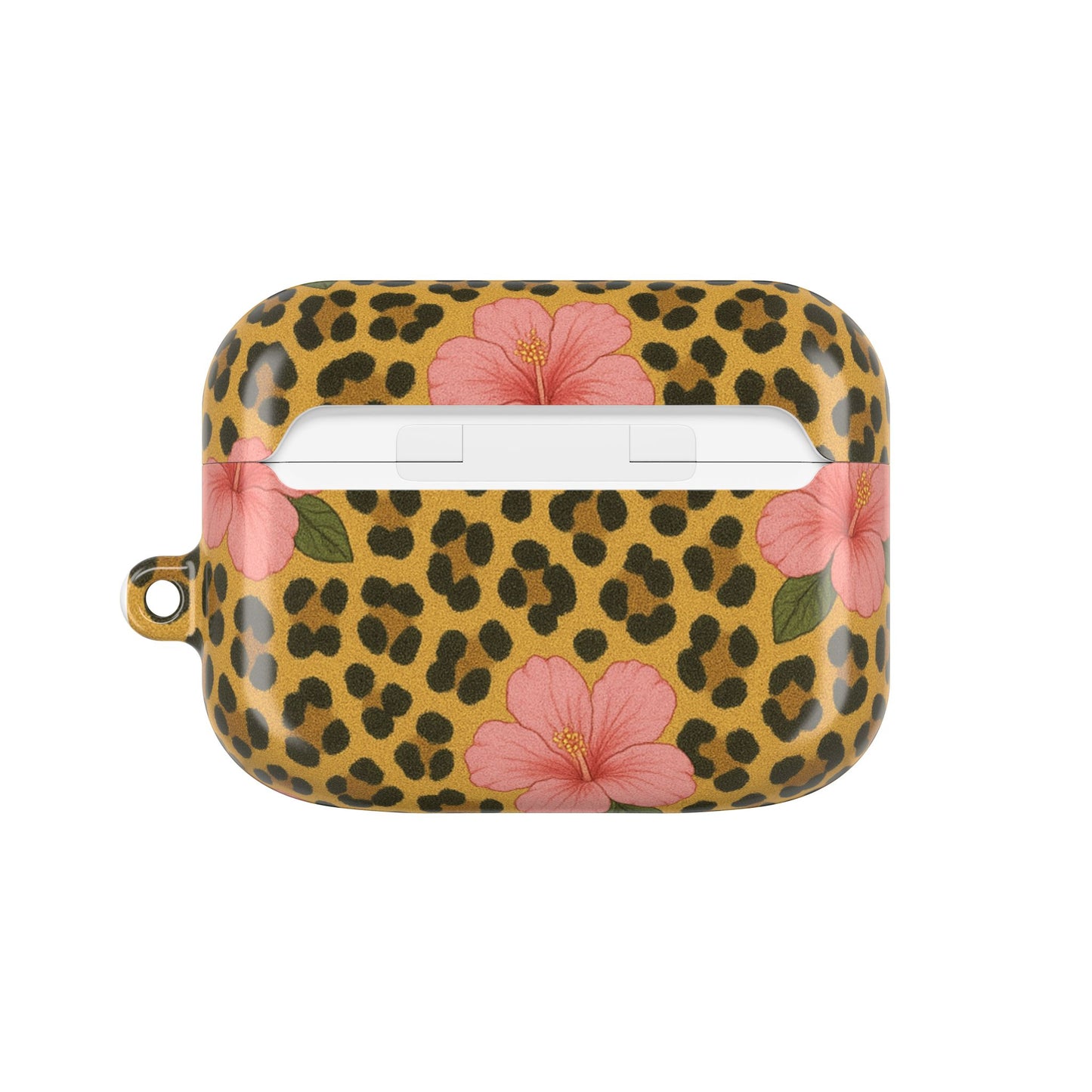 Leopard Floral Print AirPod Case