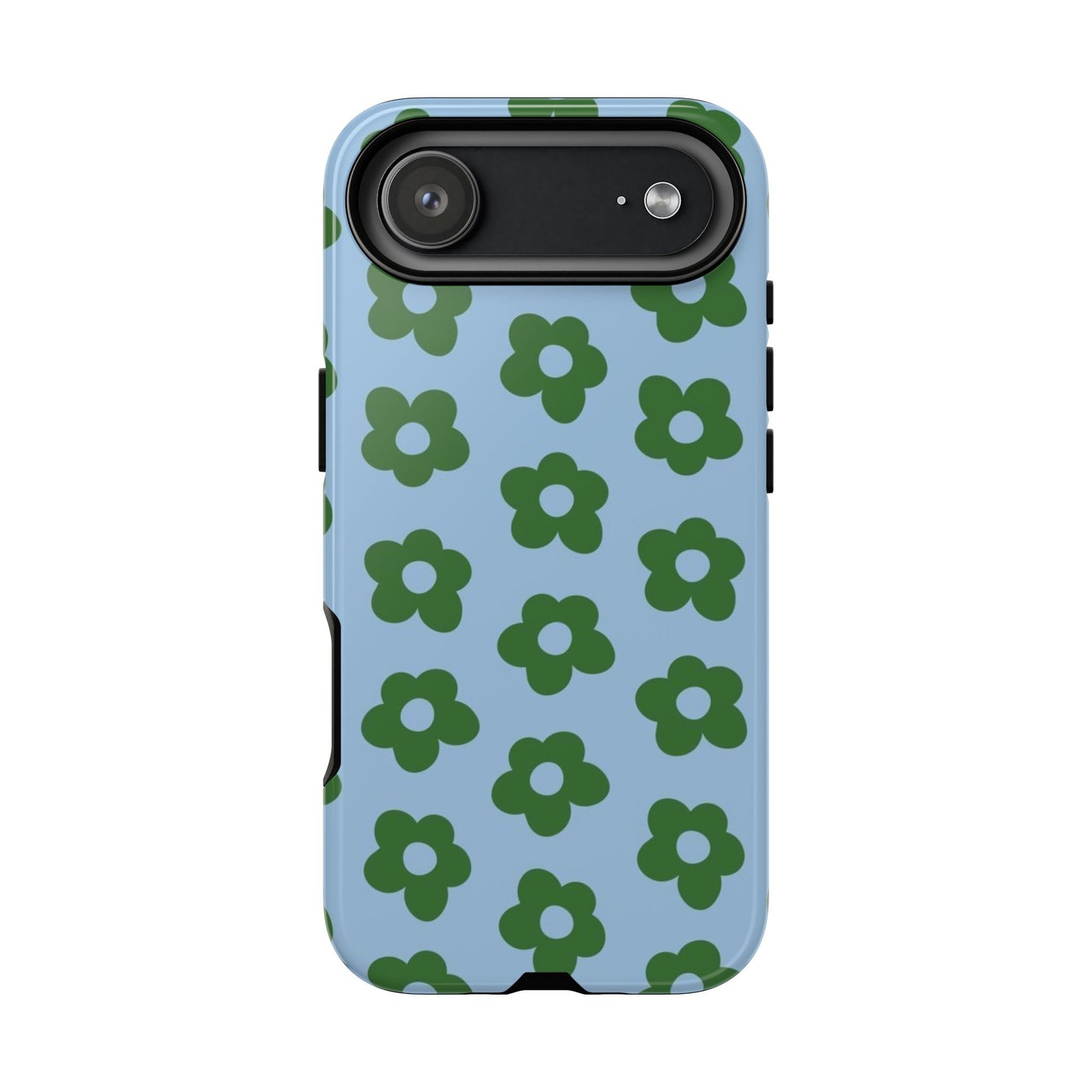 Green Flower Tough Cases