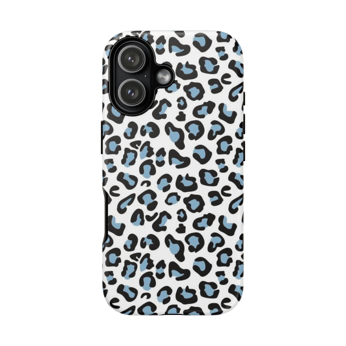 Light Blue Leopard Print Phone Case