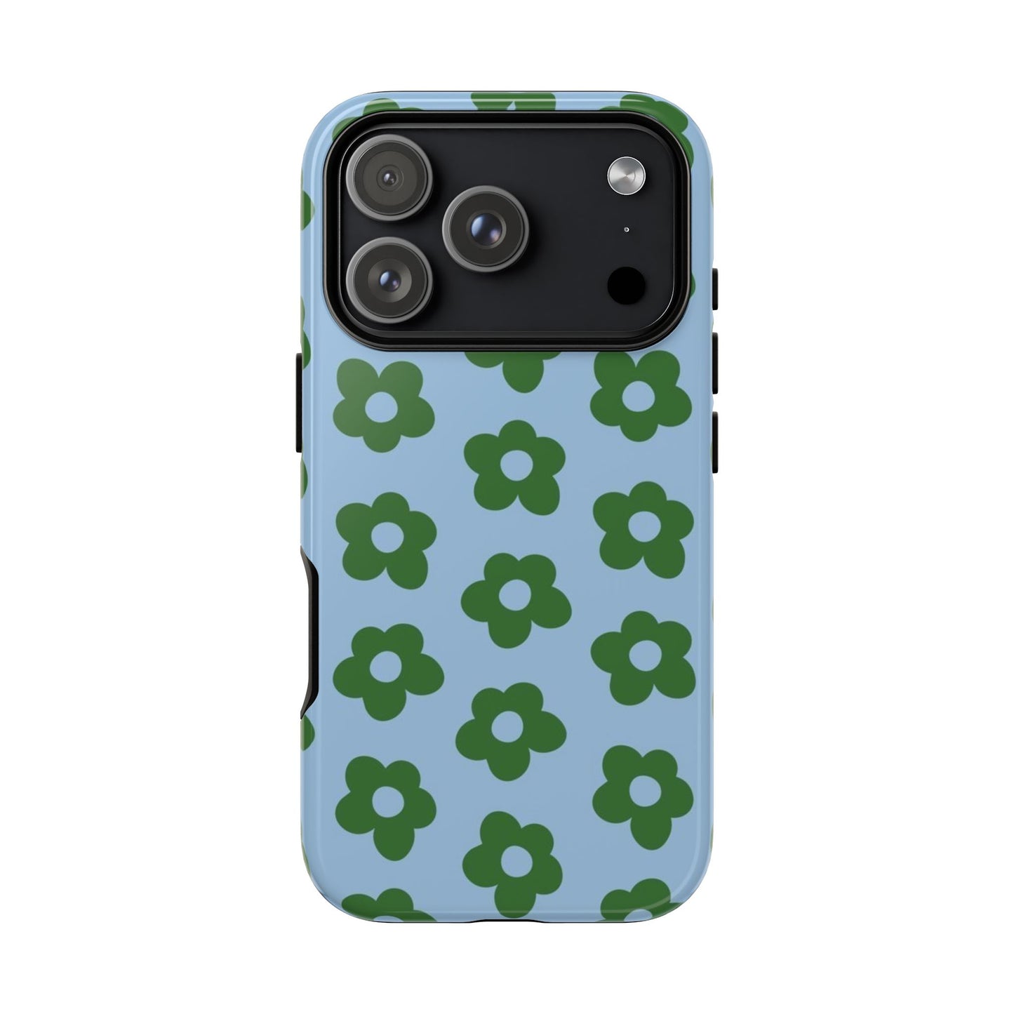 Green Flower Tough Cases