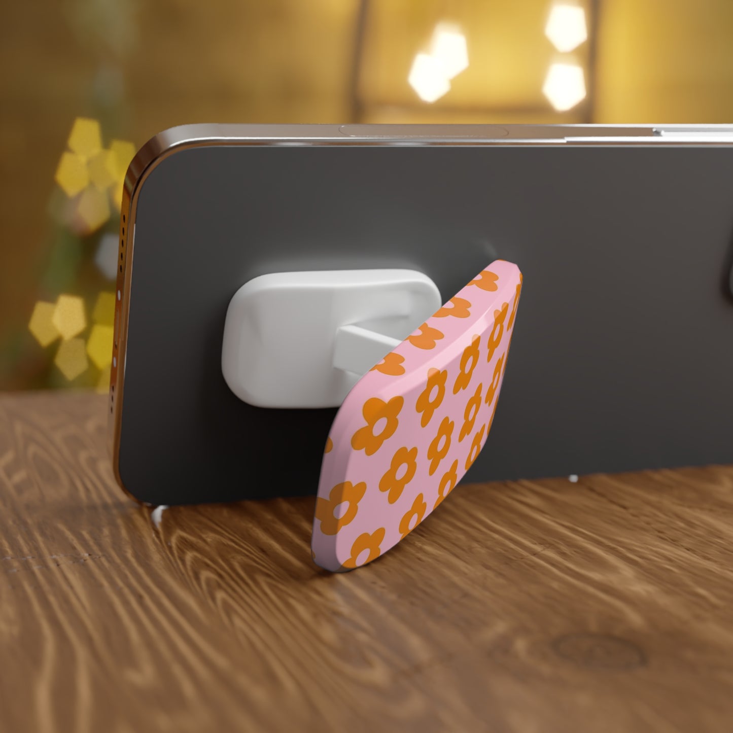 Orange Flower Phone Grip/Stand
