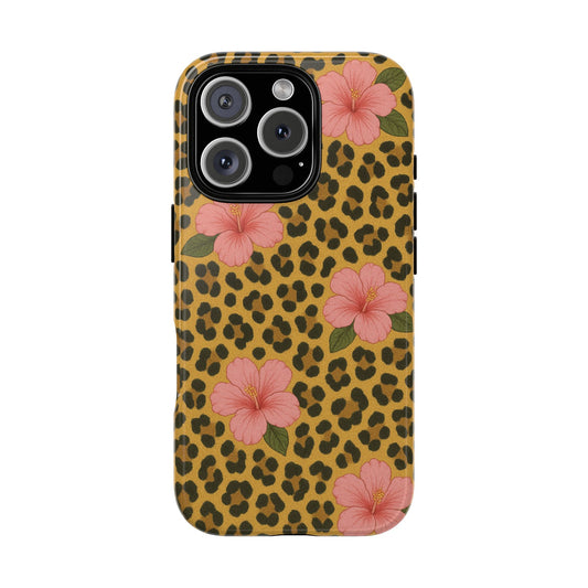 Leopard Floral Phone Case