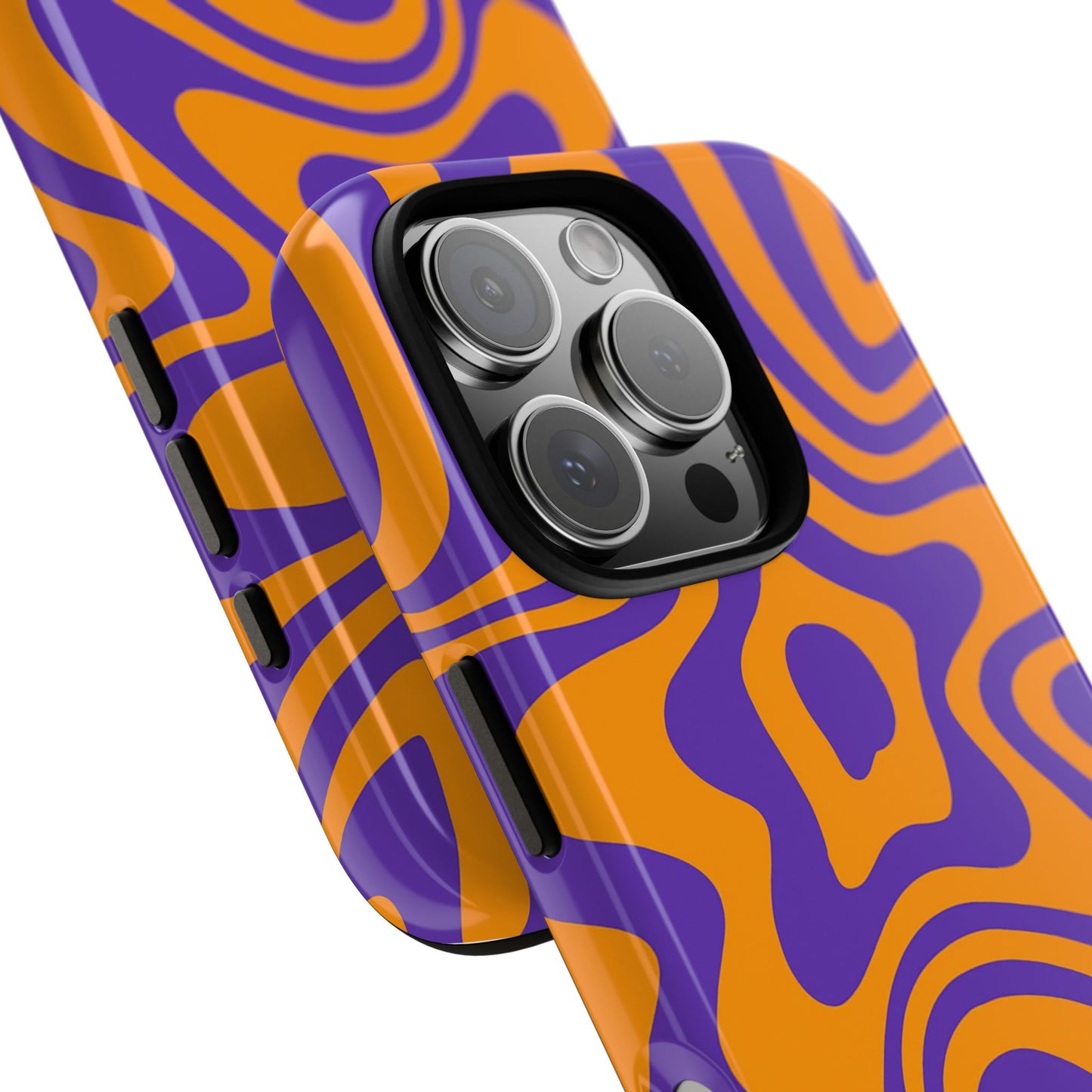 Purple & Orange Swirl Phone Case