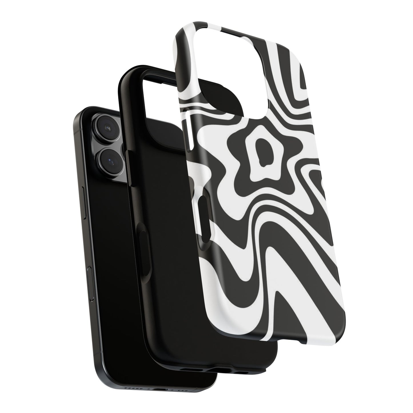 Black Swirl Phone Case