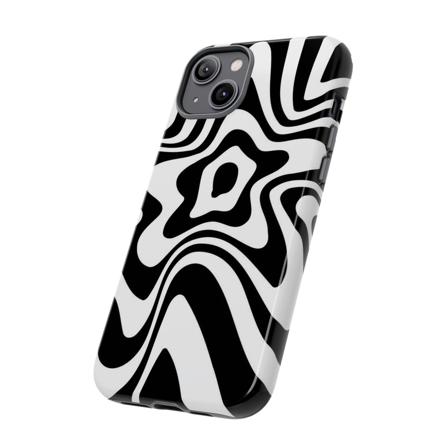 Black Swirl Phone Case