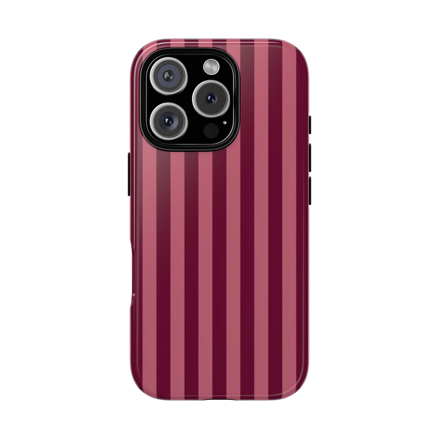Burgundy Stripe Phone Case